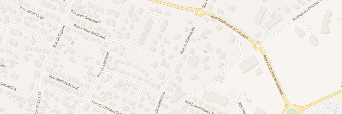 Plan du 15 Rue de Bientot Vu à Marmande