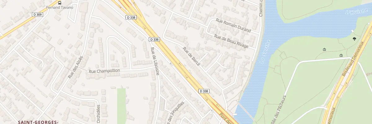 Plan du 14 Rue de Bercé au Mans