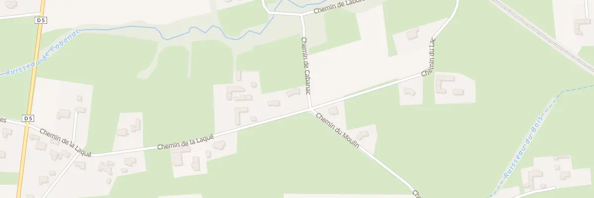 Plan du 29 Che de la Laque à Lespouey