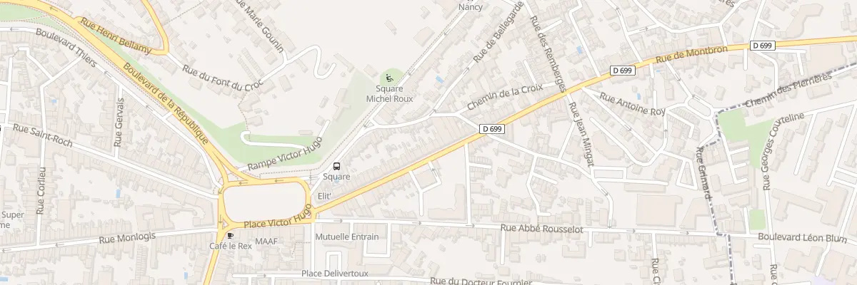 Plan du 46 Rue de Montbron à Angoulême