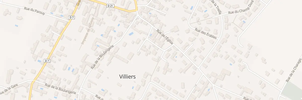 Plan du 4Q Rue des Deux Puits à Villiers