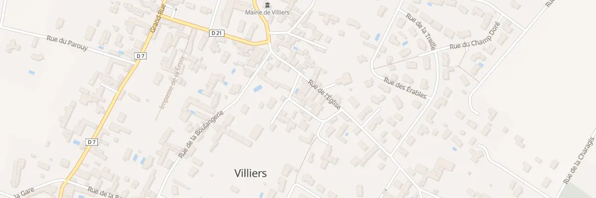Plan du 5 Rue des Deux Puits à Villiers