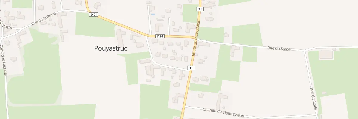 Plan du 9 Rue Lou Carrerot à Pouyastruc