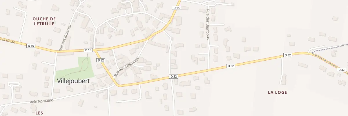 Plan du 5017 Le Bourg à Villejoubert