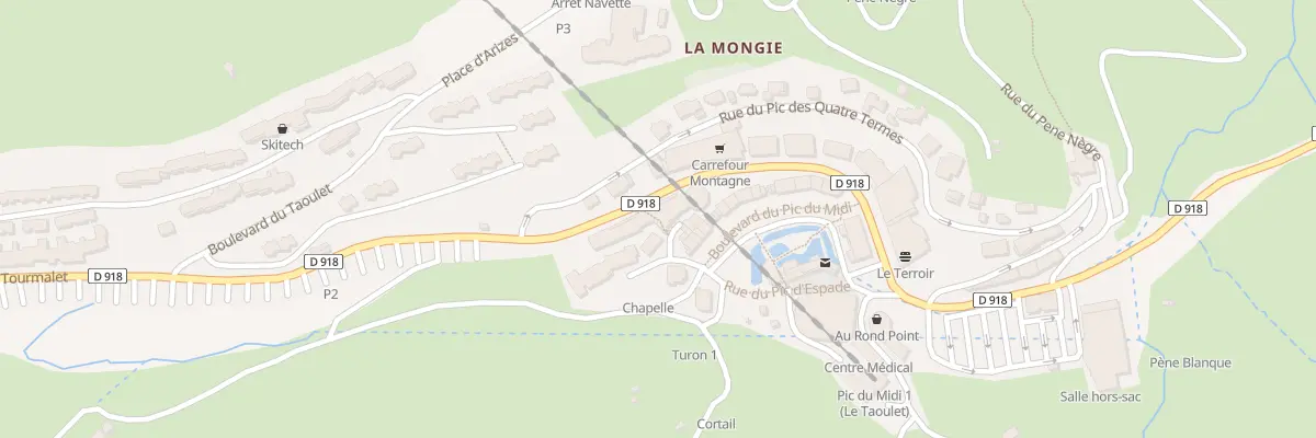 Plan du 23 Av du Tourmalet à Bagnères-de-Bigorre