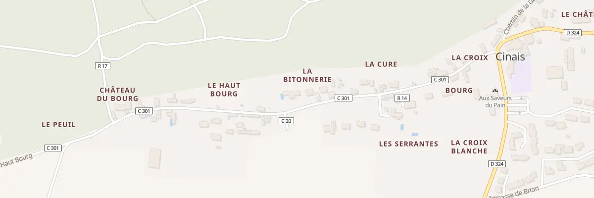 Plan du 30 Rue du Haut Bourg à Cinais