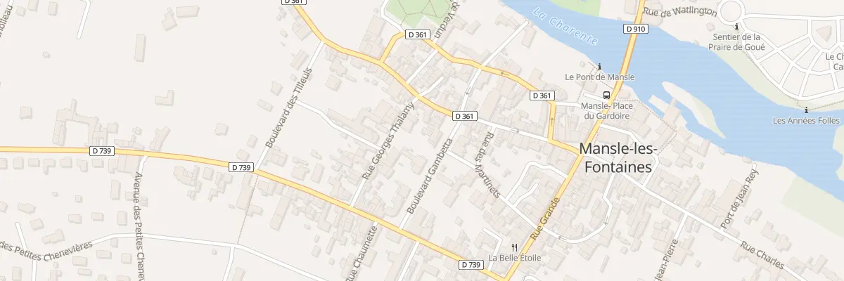 Plan du 4 Rue de Verines à Mansle-les-Fontaines