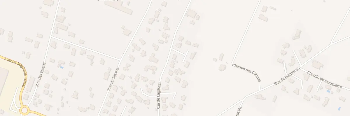 Plan du 86 Rue de Lagassat à Marmande