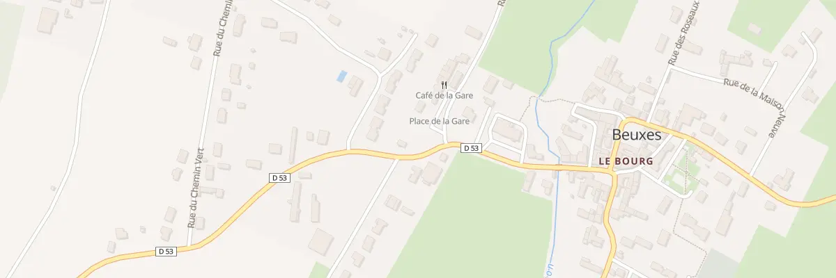 Plan du 10 Rue du Negron à Beuxes