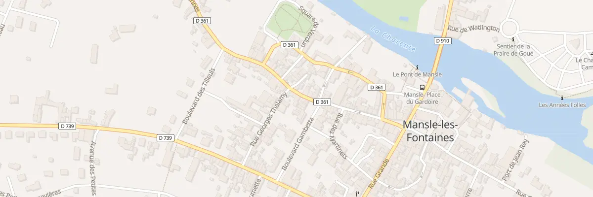 Plan du 8 Rue de Verines à Mansle-les-Fontaines
