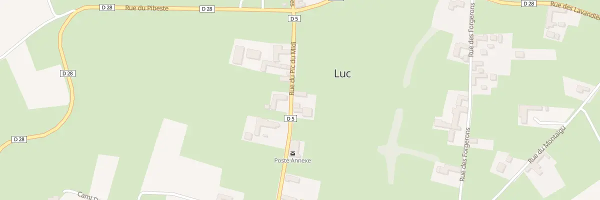 Plan du 5020 Borde Commune à Luc