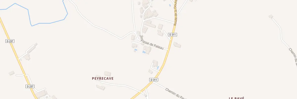 Plan du 79 Imp de Pateau à Duras