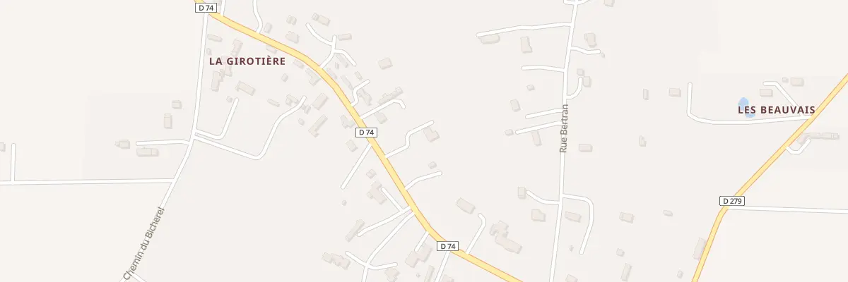 Plan du 12 Rue de la Girotière à Saint-Gatien-des-Bois