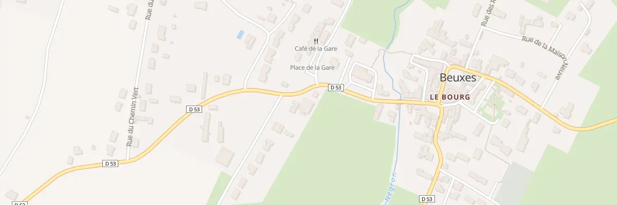 Plan du 5 Rue du Negron à Beuxes