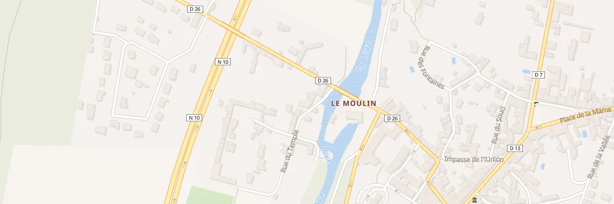 Plan du 4 Rue du Temple à Valence-en-Poitou