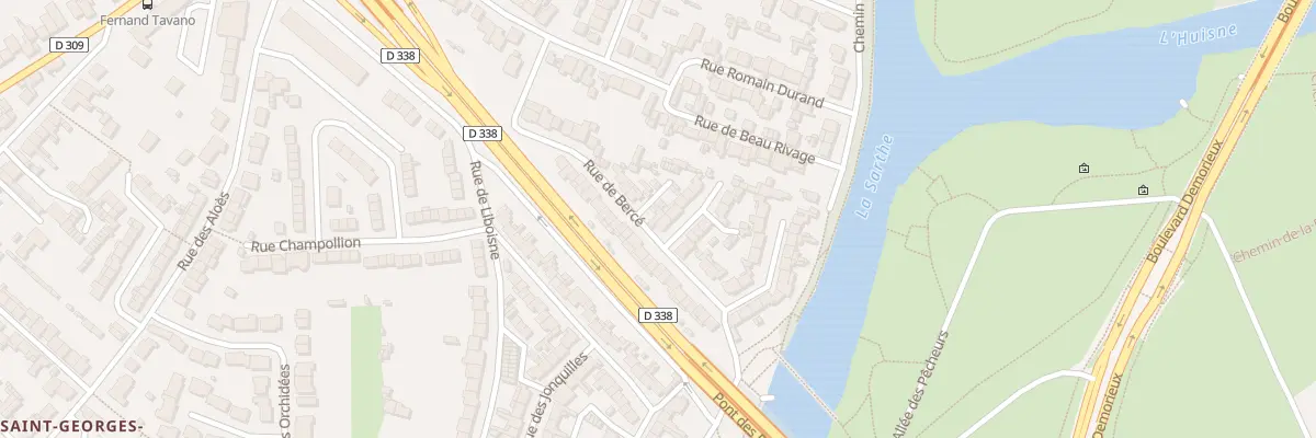 Plan du 1 Rue du Capitaine Reyx au Mans