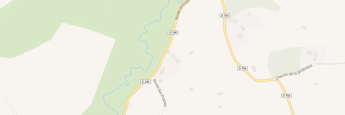 Plan du 58 La Denisiere à Camembert