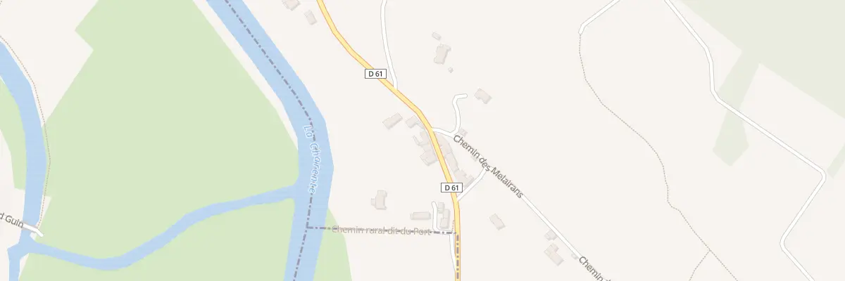 Plan du 36 Rte de Mansle à Fontenille