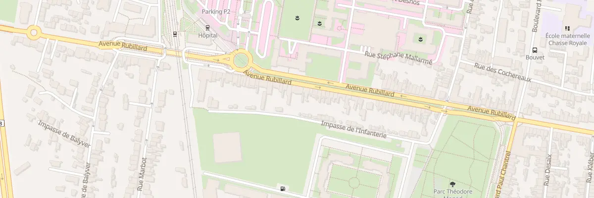 Plan du 199 Av Rubillard au Mans