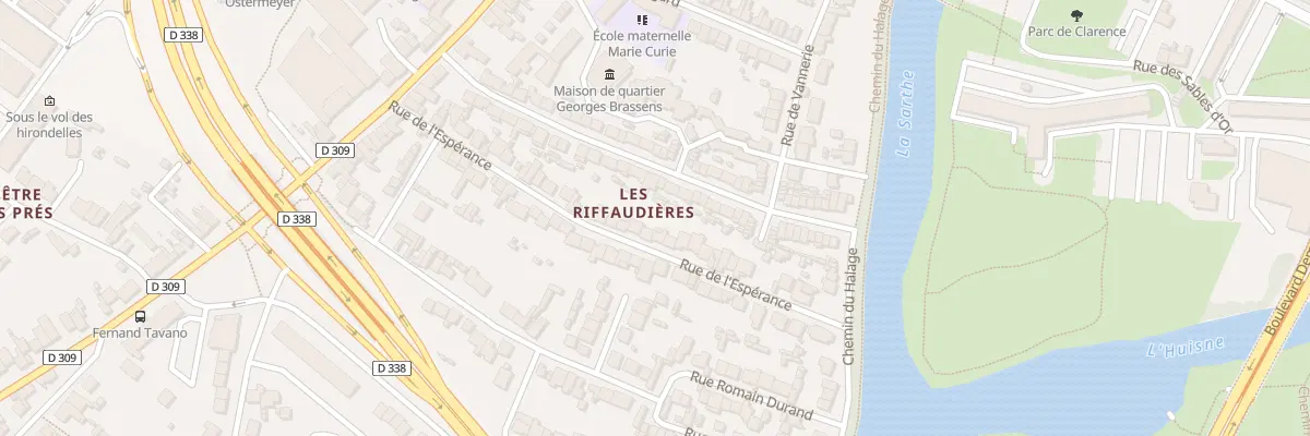 Plan du 49 Rue de l’Esperance au Mans
