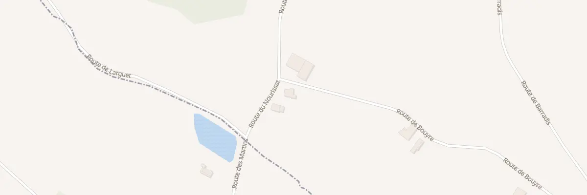 Plan du 38 Rte de Bouyre à Savignac-de-Duras