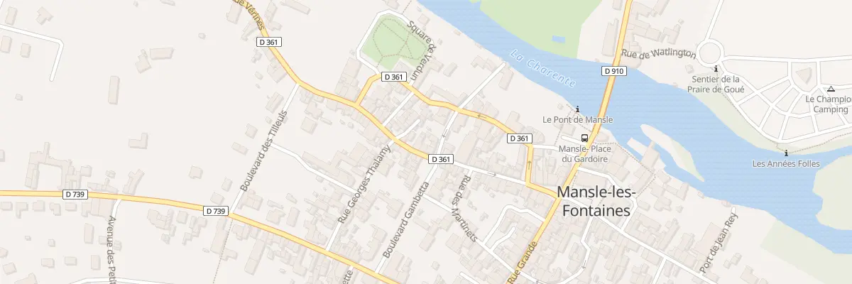 Plan du 1 Rue de Verines à Mansle-les-Fontaines
