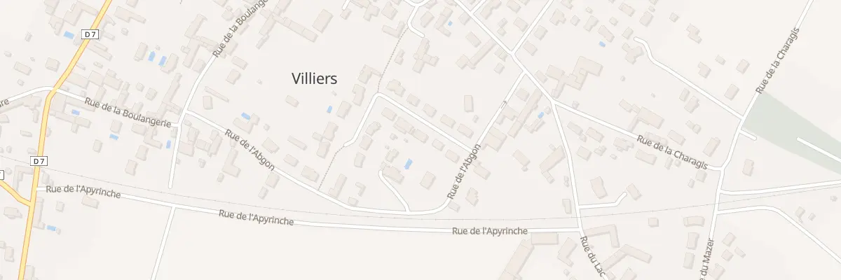 Plan du 5 Imp de l’Abgon à Villiers