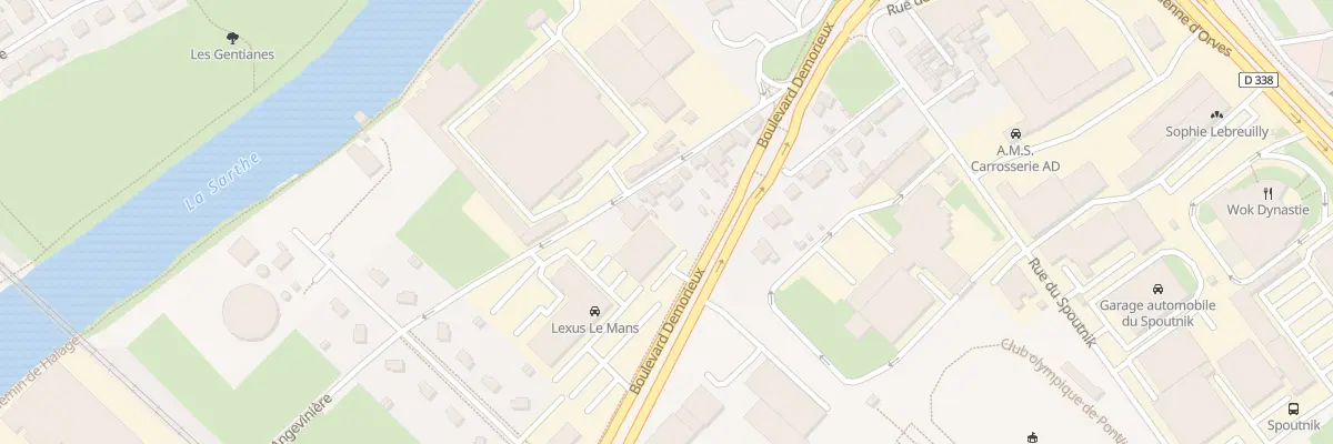 Plan du 161 Rue de l’Angeviniere au Mans