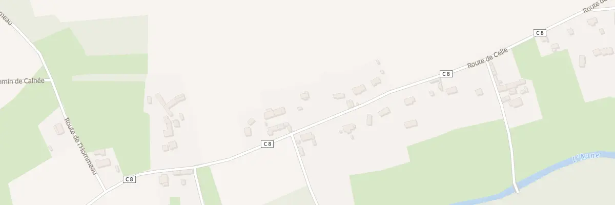 Plan du 5592 Les Raguenieres à Pontvallain