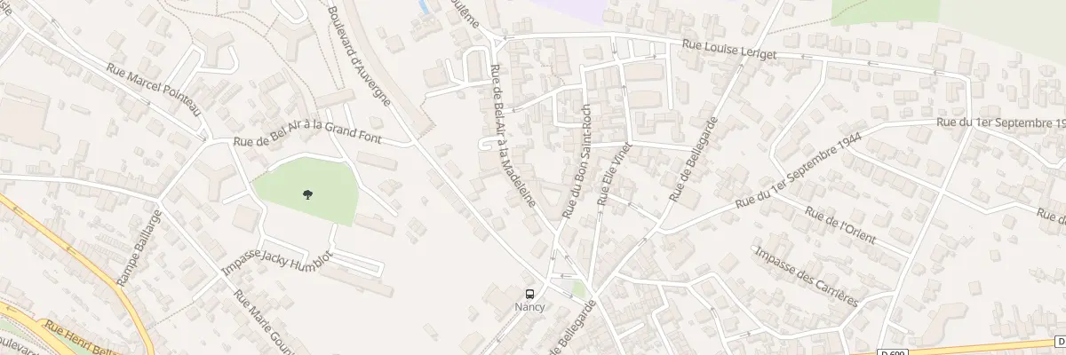 Plan du 28 Rue Bel Air La Madeleine à Angoulême