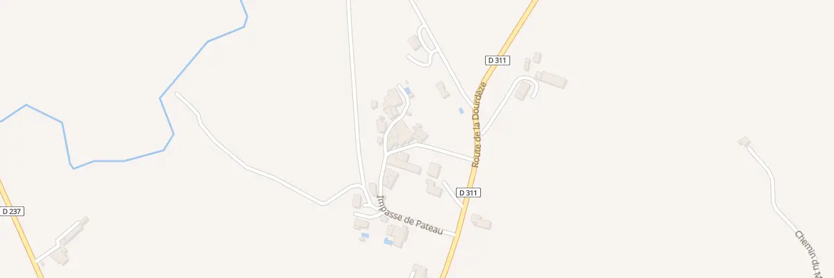 Plan du 939 Rte de la Dourdeze à Duras