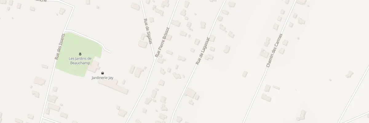 Plan du 95 Rue de Lagassat à Marmande