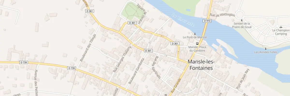 Plan du 2 Rue du Port Bonneau à Mansle-les-Fontaines