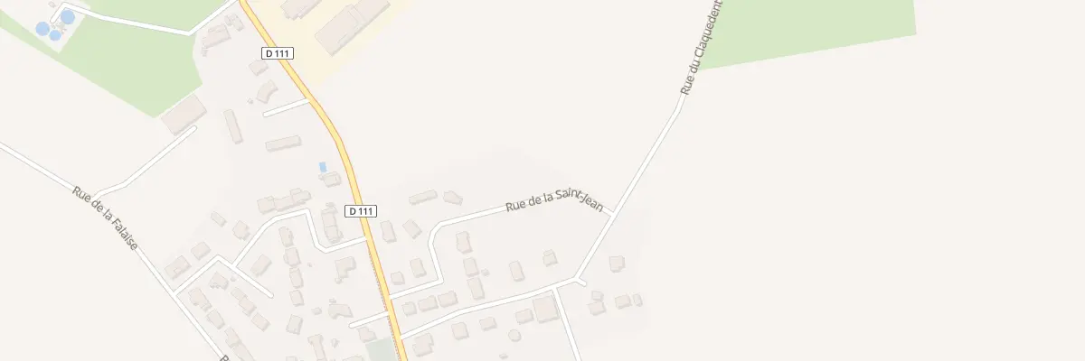 Plan du 21 Rue de la Saint-Jean à Mannevillette