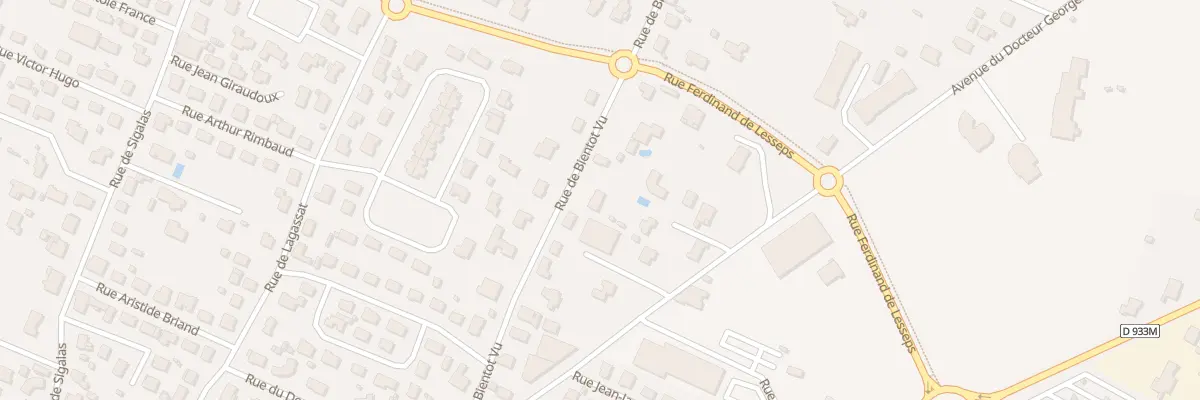 Plan du 22 Rue de Bientot Vu à Marmande