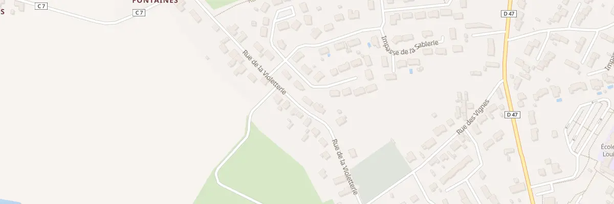 Plan du 4T Rue de la Violetterie à Montbizot