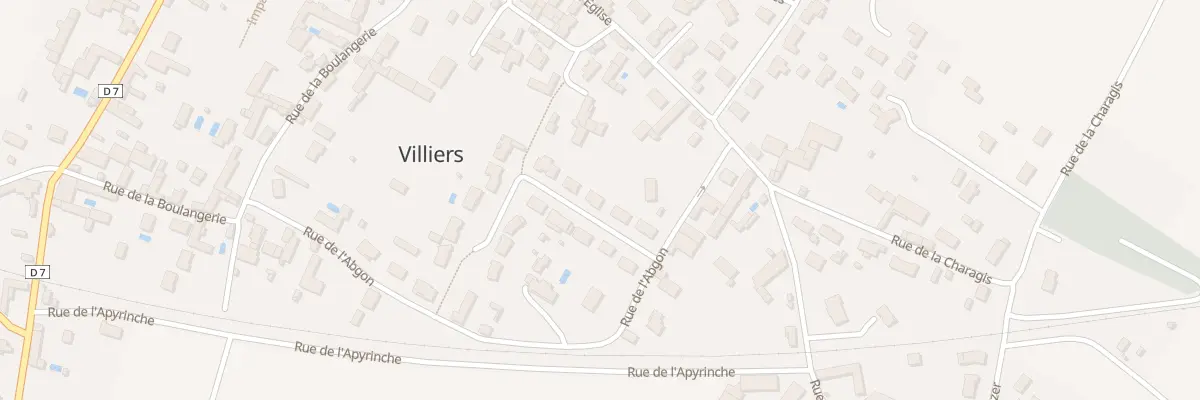 Plan du 6 Imp de l’Abgon à Villiers
