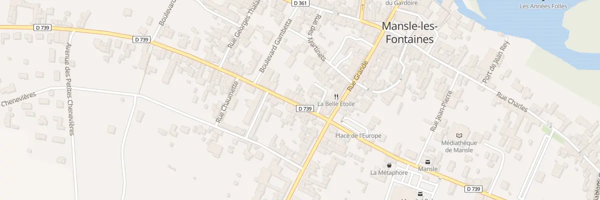 Plan du 14 Rue des Bouviers à Mansle-les-Fontaines