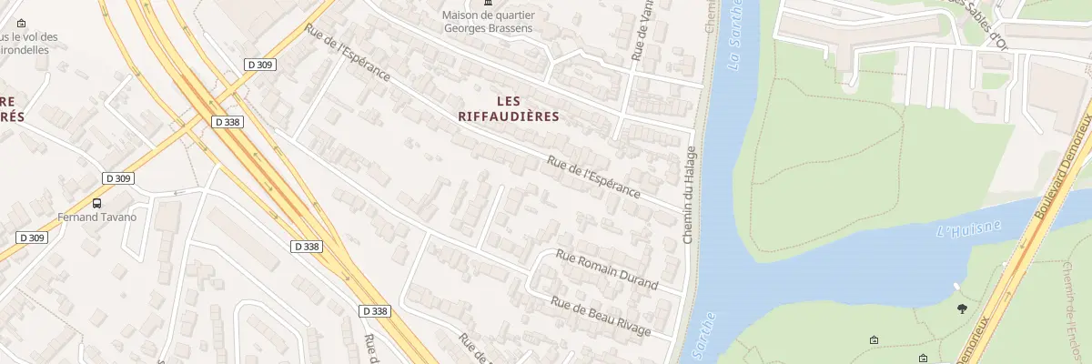 Plan du 52 Rue de l’Esperance au Mans