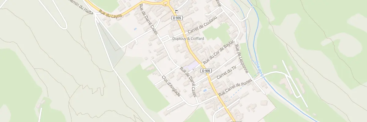 Plan du 11 Rue Darré Cazes à Campan