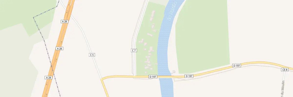 Plan du 16 Rte de Souille à Neuville-sur-Sarthe