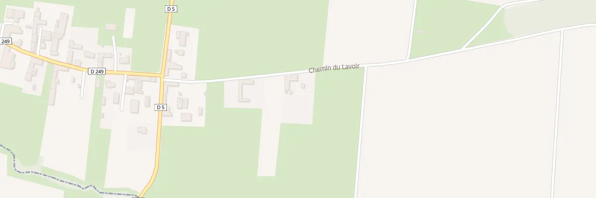Plan du 10 Che du Lavoir à Hourc