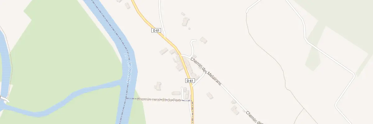 Plan du 21 Rte de Mansle à Fontenille