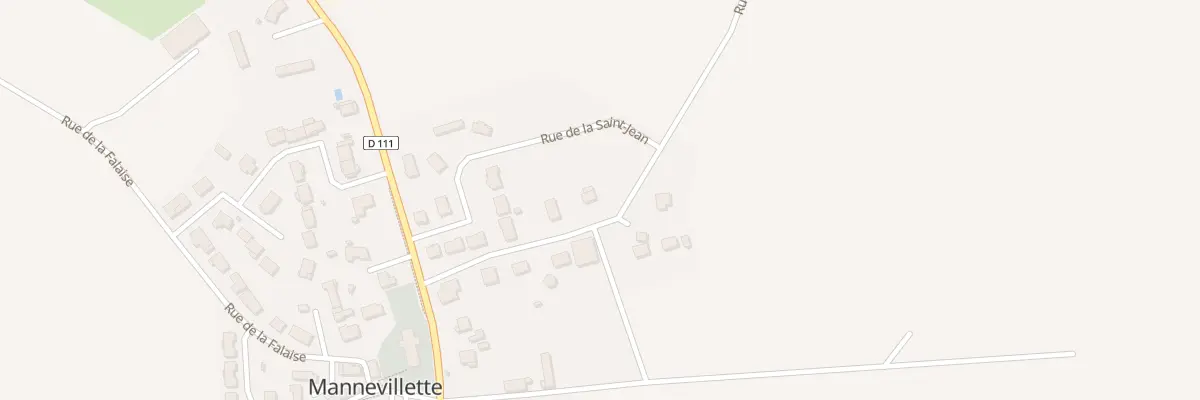 Plan du 9 Rue du Claquedent à Mannevillette