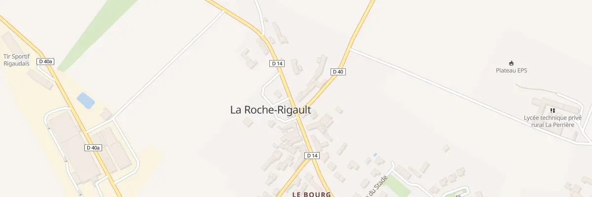 Plan du 17 Rue des Charmilles à La Roche-Rigault