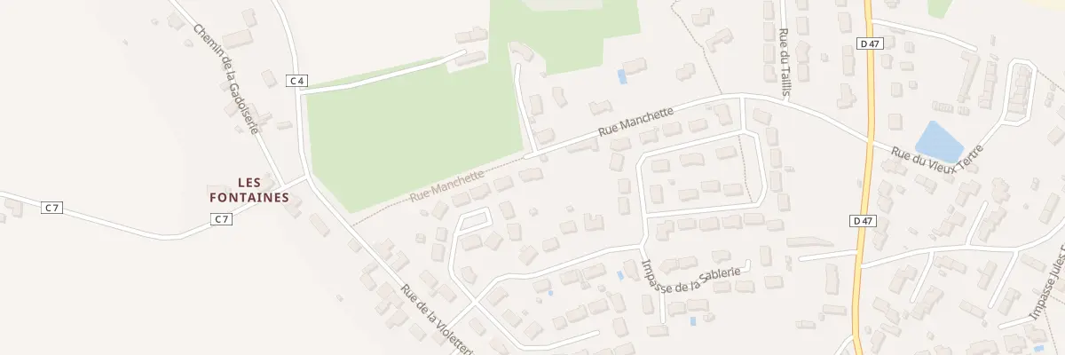 Plan du 3 Rue Manchette à Montbizot
