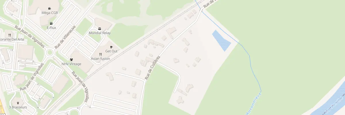 Plan du 15 Rue de collières à Saint-Saturnin