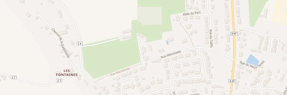 Plan du 14 Rue Manchette à Montbizot