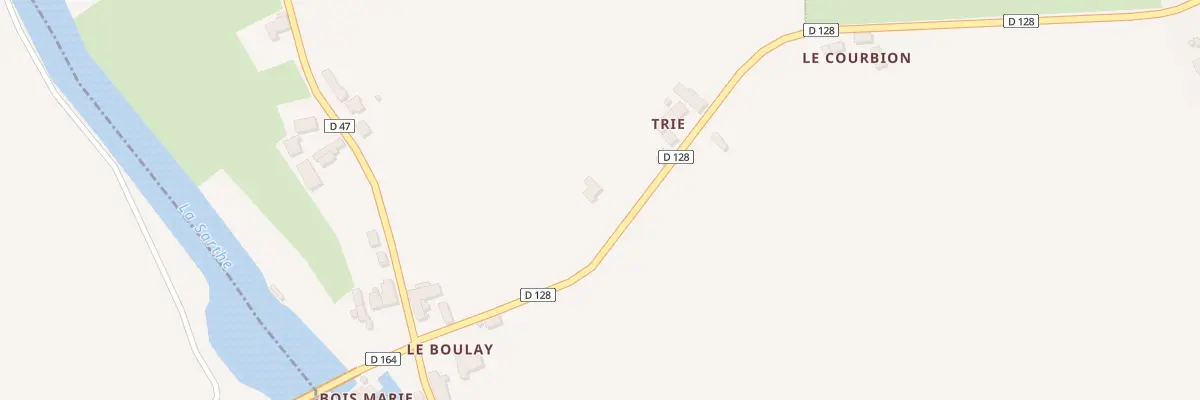 Plan du 10B Le Boulay à Teillé