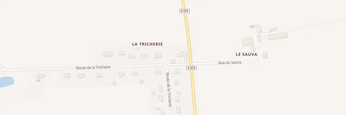 Plan du 262 Rte de la Tricherie à Fouquebrune